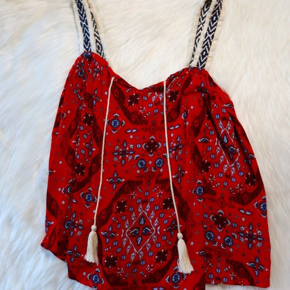Red Wallflower Blouse - Picture 1 of 9